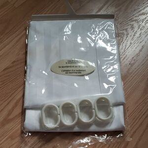 White Shower Curtain